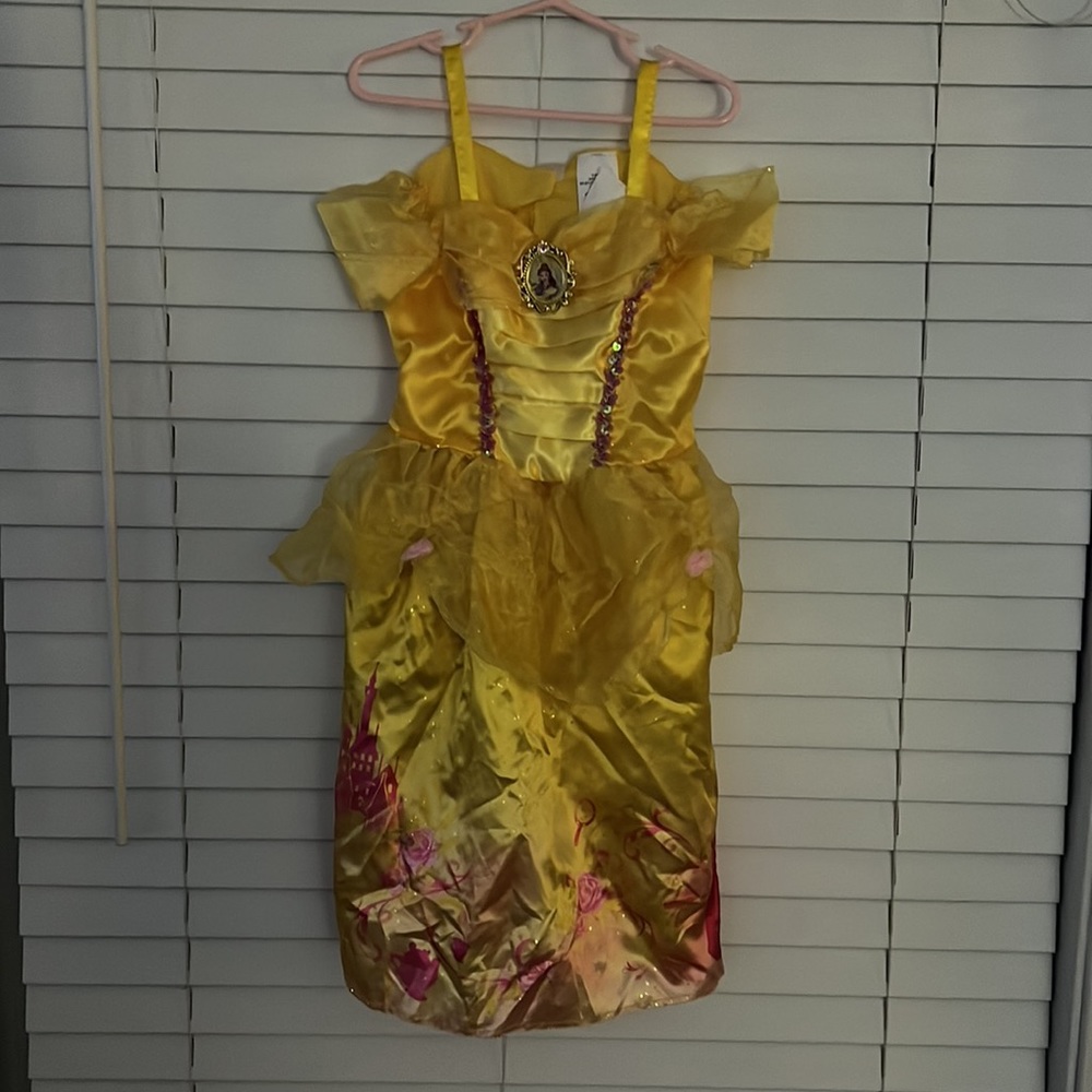 Authentic Disney Brand Belle Costume Beauty and the Beast 4-6X - Picture 4 of 7